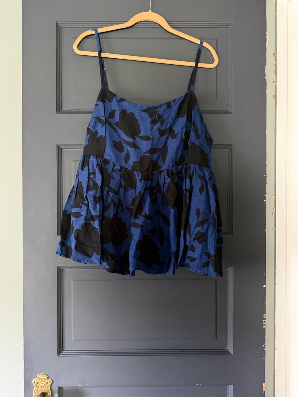 Kate Spade x Target Linen Babydoll Tank 2X